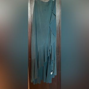 Moulinette soeurs long skirt, teal color